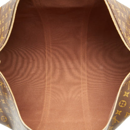 Louis Vuitton Keepall 60, Brown, Canvas, travel