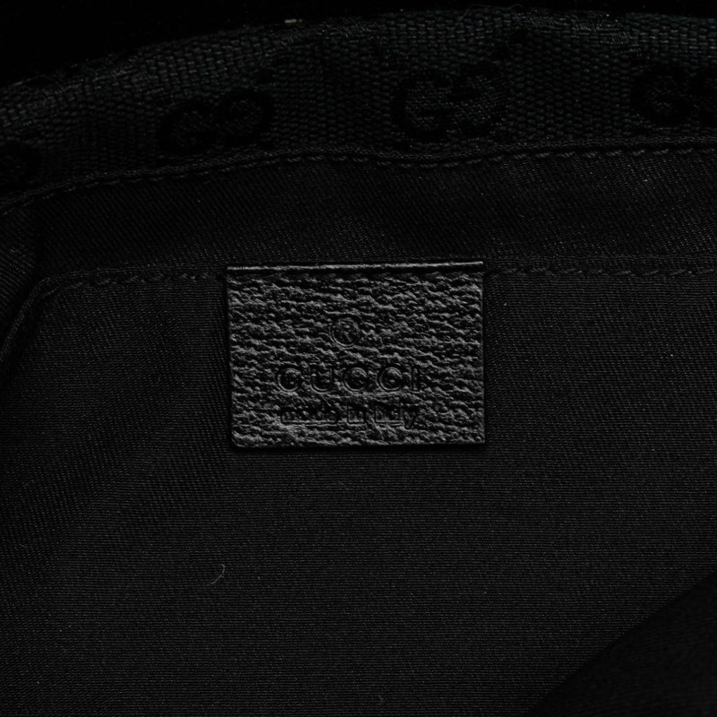 Gucci Ophidia, Black, Canvas, shoulder