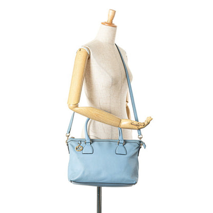 Gucci Interlocking G, Blue, Leather, handbag