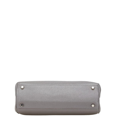 Gucci Zumi, Grey, Leather, handbag