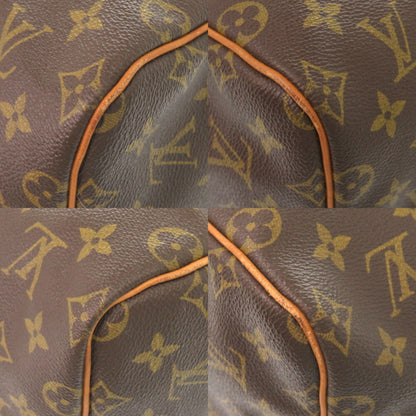 Louis Vuitton Keepall 55, Brown, Canvas, travel