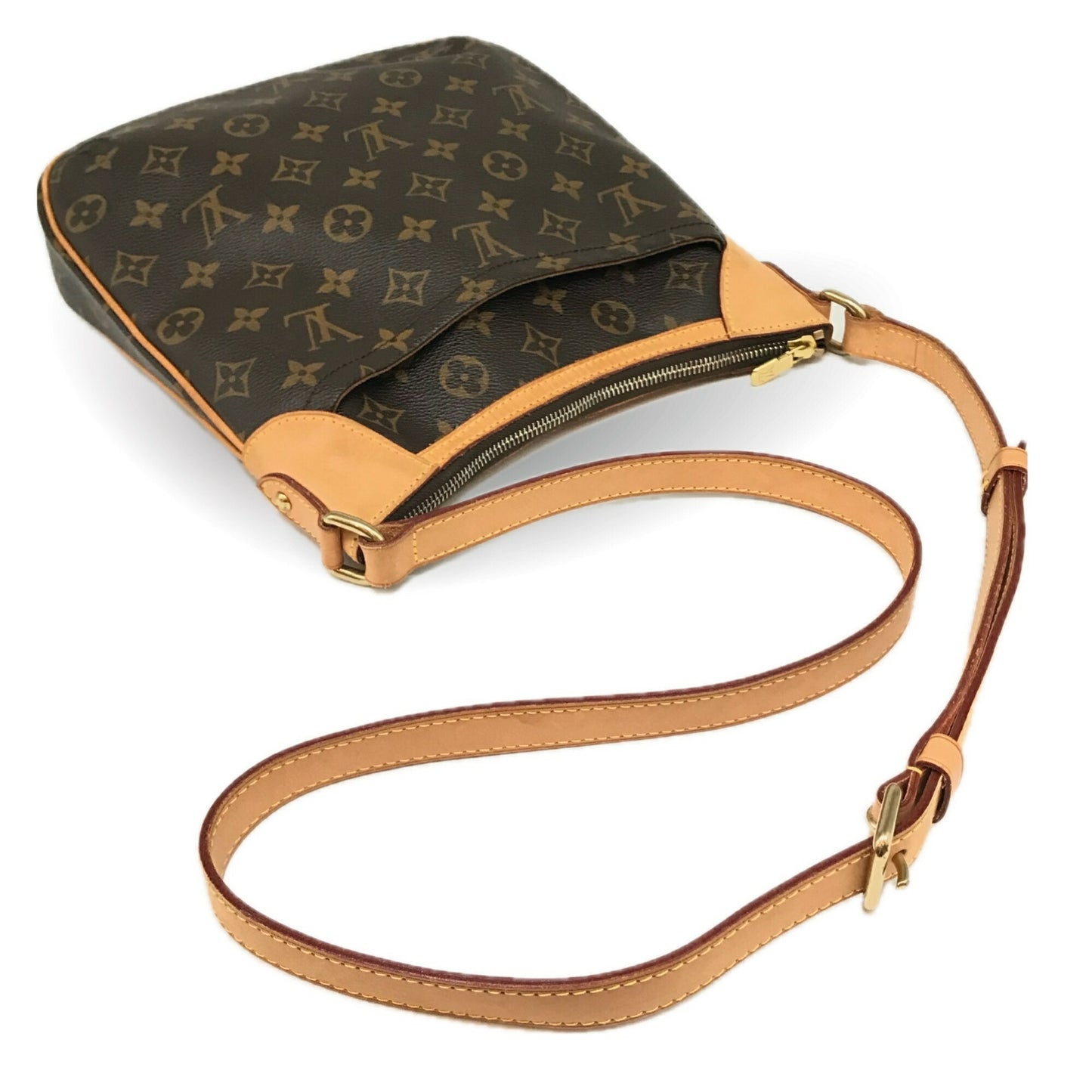Louis Vuitton Odeon, Brown, Canvas, shoulder