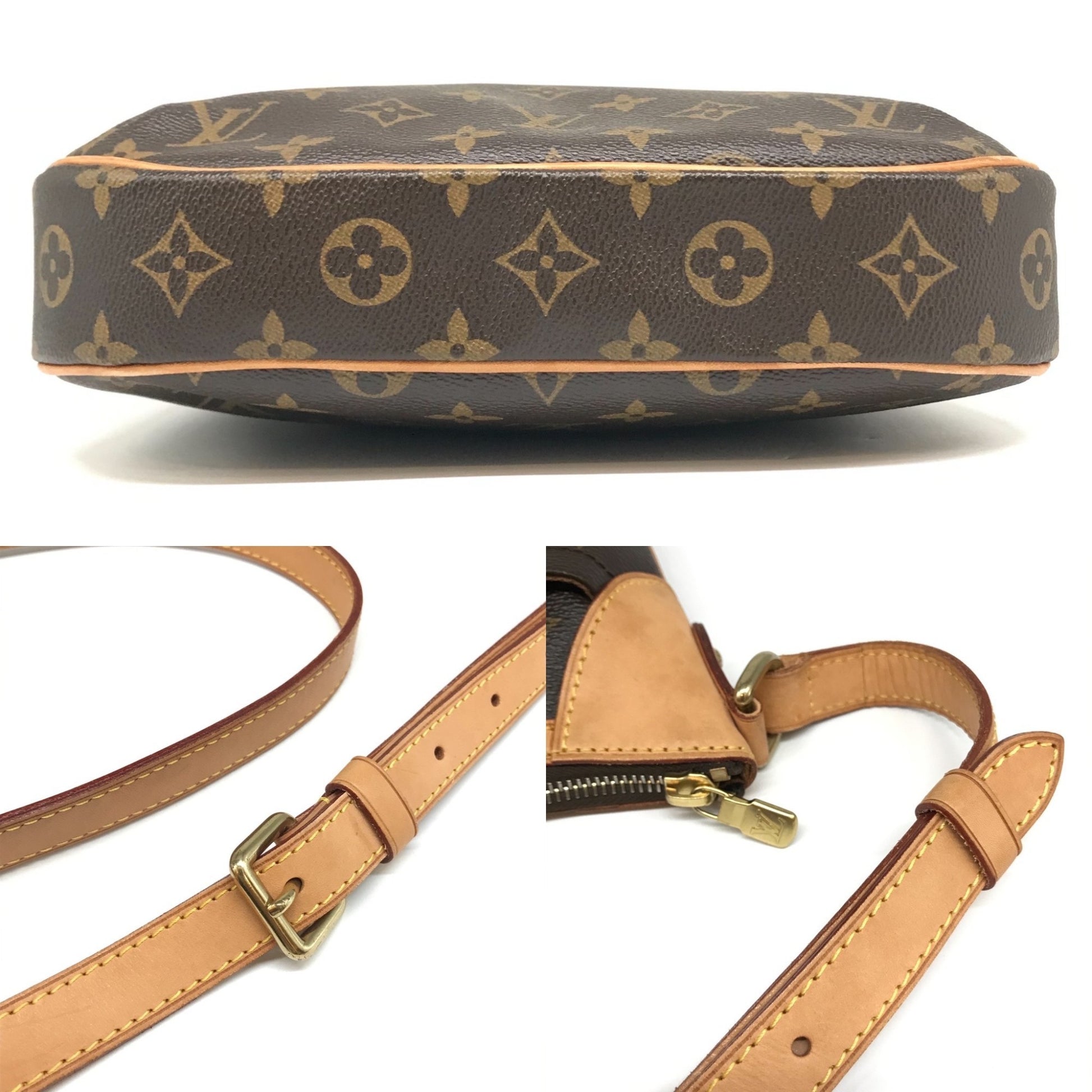 Louis Vuitton Odeon, Brown, Canvas, shoulder