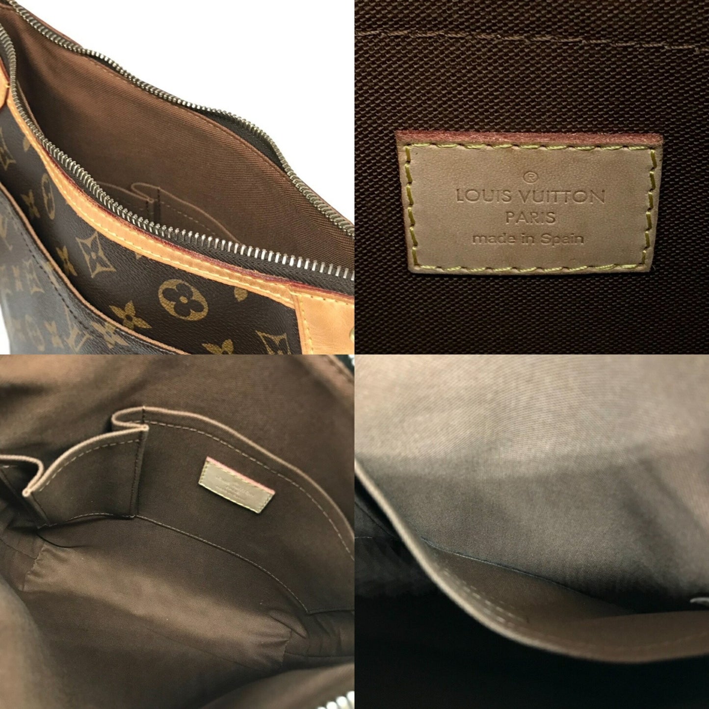 Louis Vuitton Odeon, Brown, Canvas, shoulder