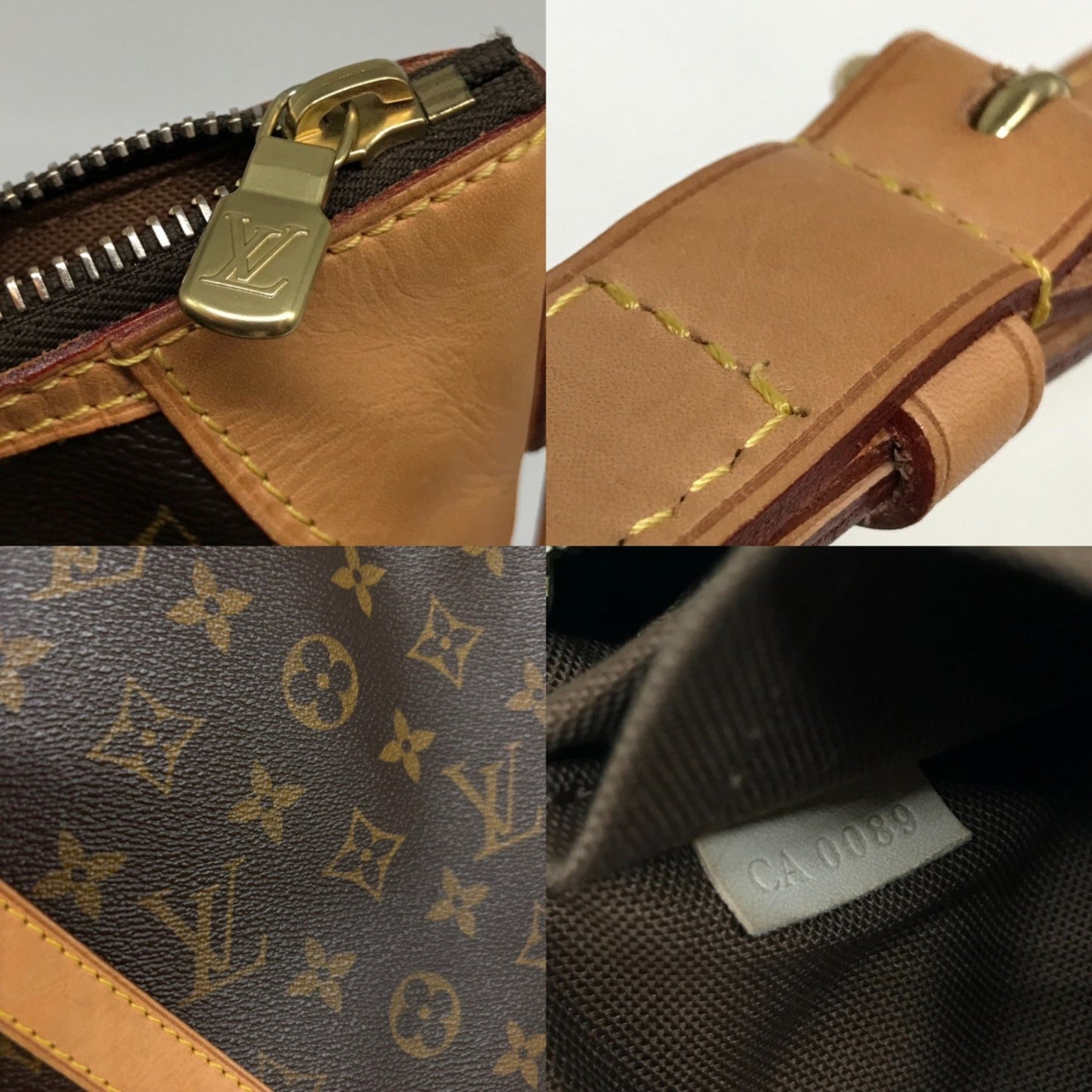 Louis Vuitton Odeon, Brown, Canvas, shoulder