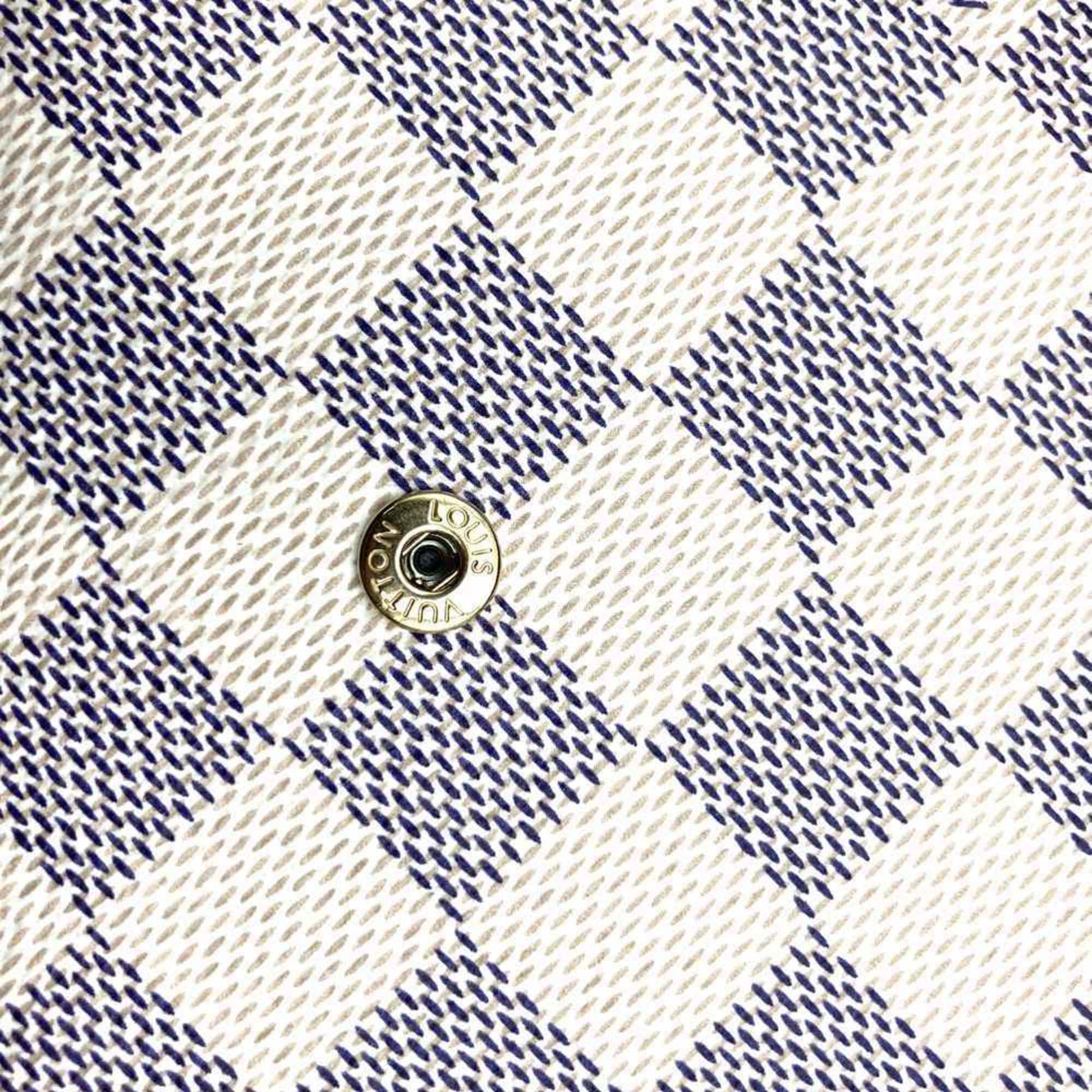 Louis Vuitton Sarah, White, Canvas, wallet