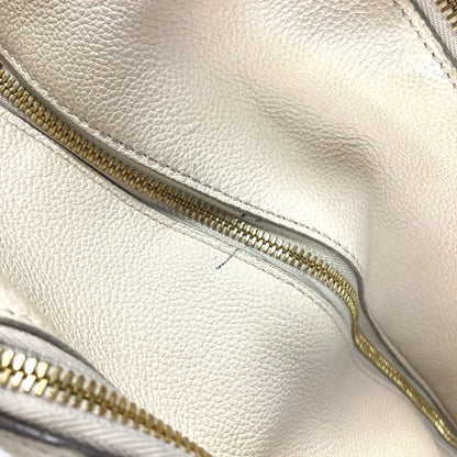 Louis Vuitton Marais, White, Leather, handbag