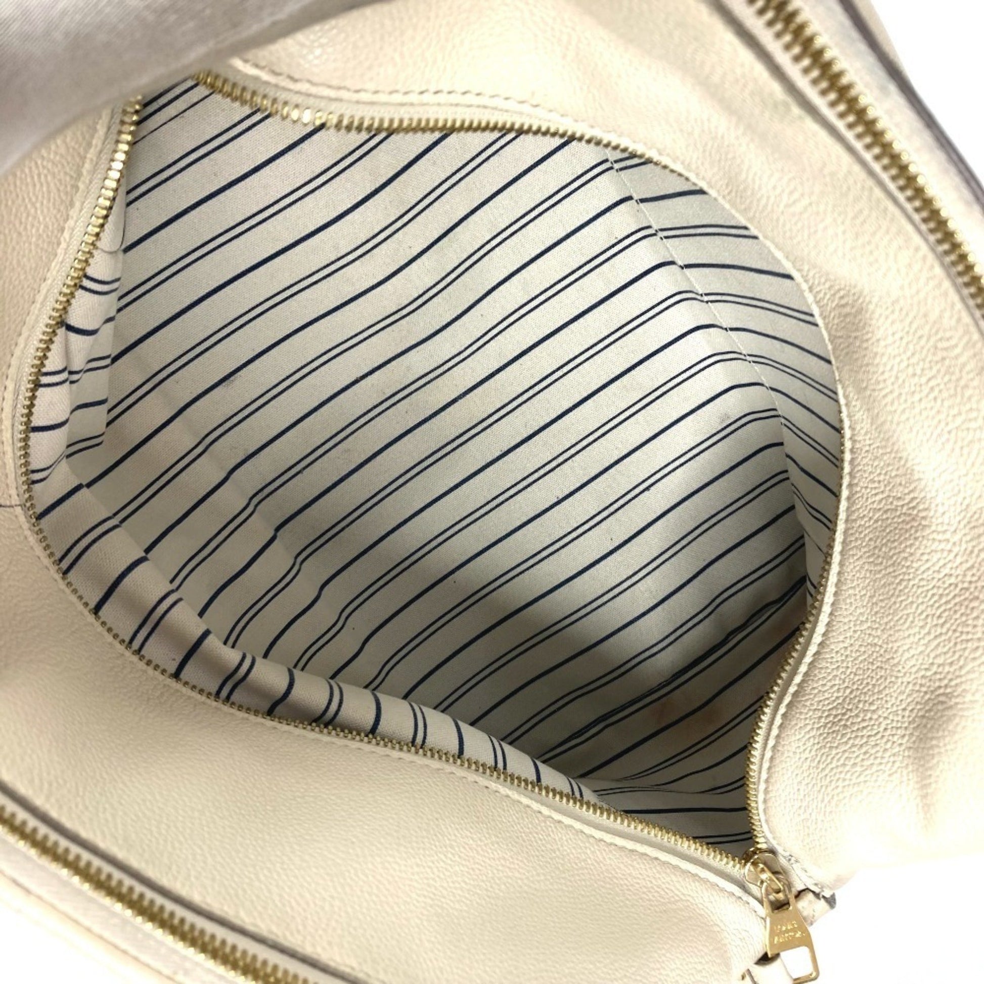 Louis Vuitton Marais, White, Leather, handbag