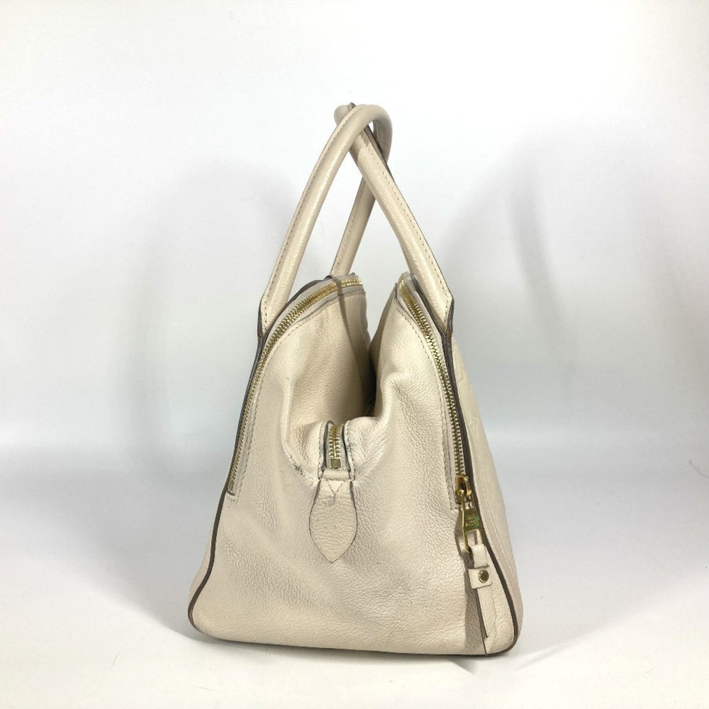 Louis Vuitton Marais, White, Leather, handbag