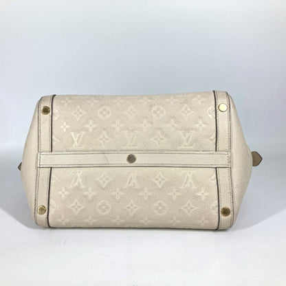 Louis Vuitton Marais, White, Leather, handbag
