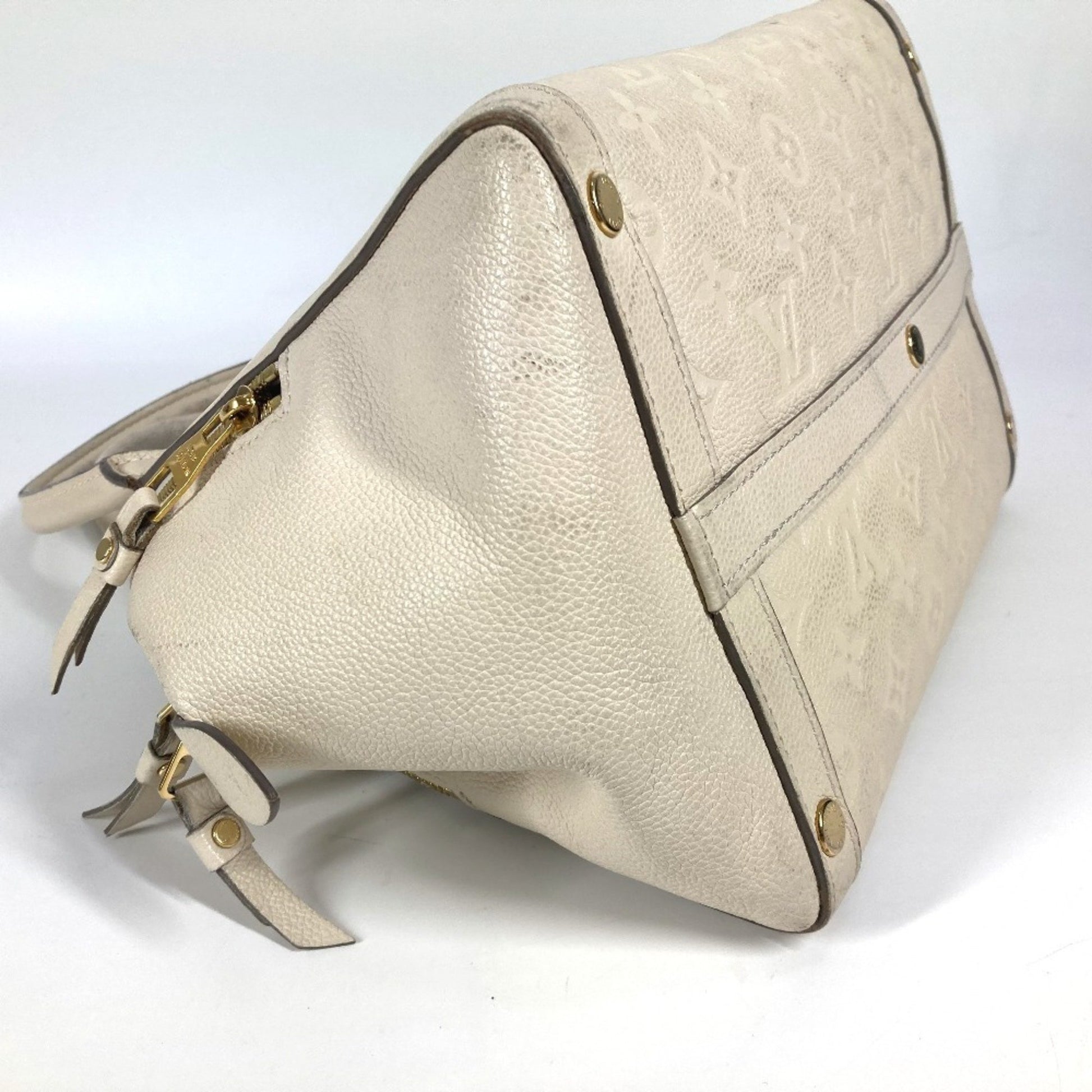Louis Vuitton Marais, White, Leather, handbag