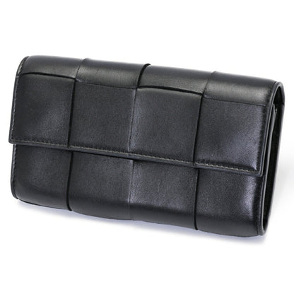Bottega Veneta Intrecciato, Black, Leather, wallet