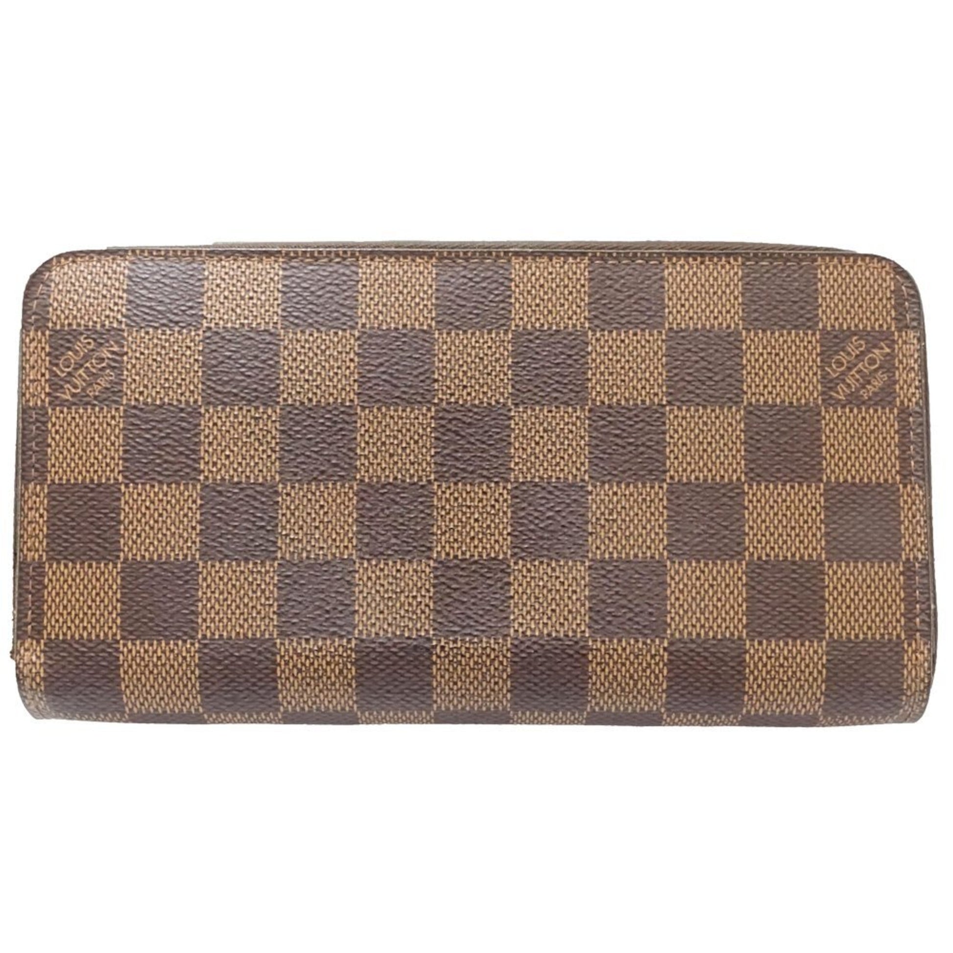 Louis Vuitton Zippy wallet, Brown, Canvas, wallet