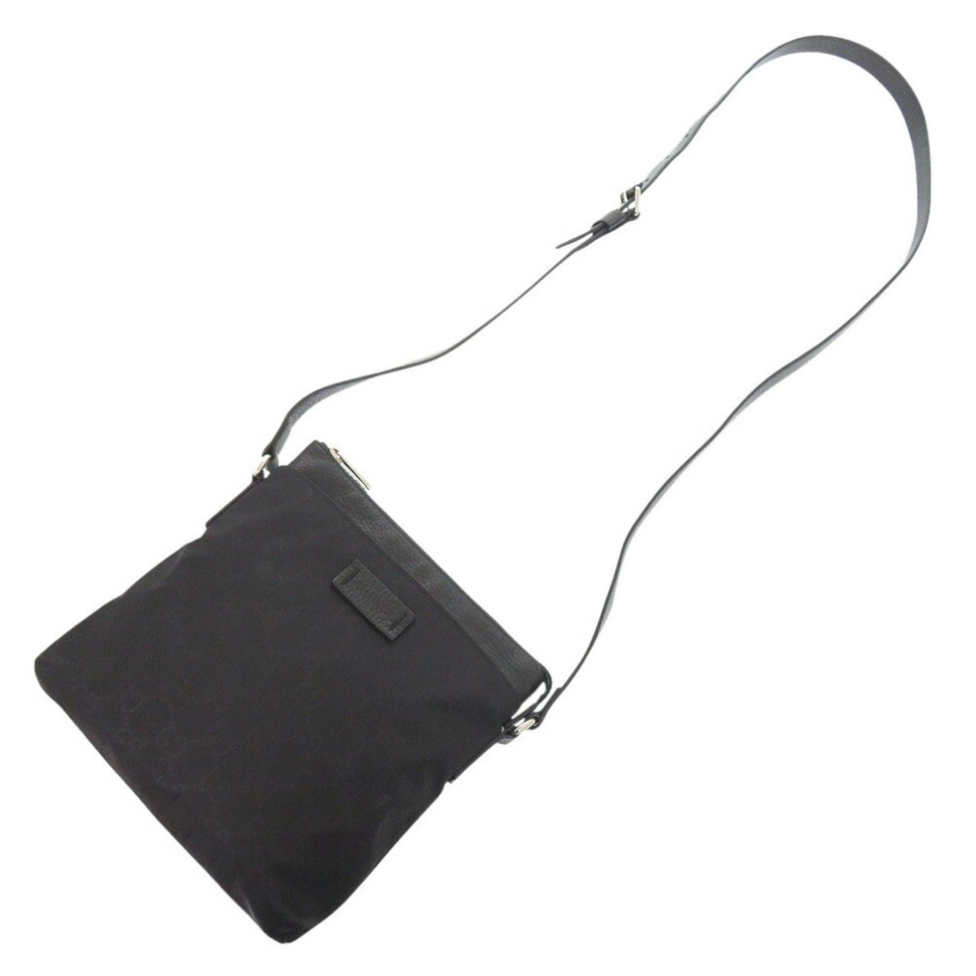 Gucci, Black, NYLON, shoulder