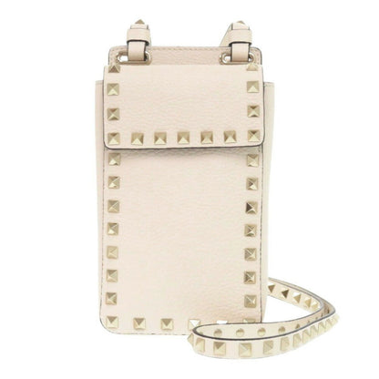 Valentino Garavani Rockstud, White, Leather, shoulder