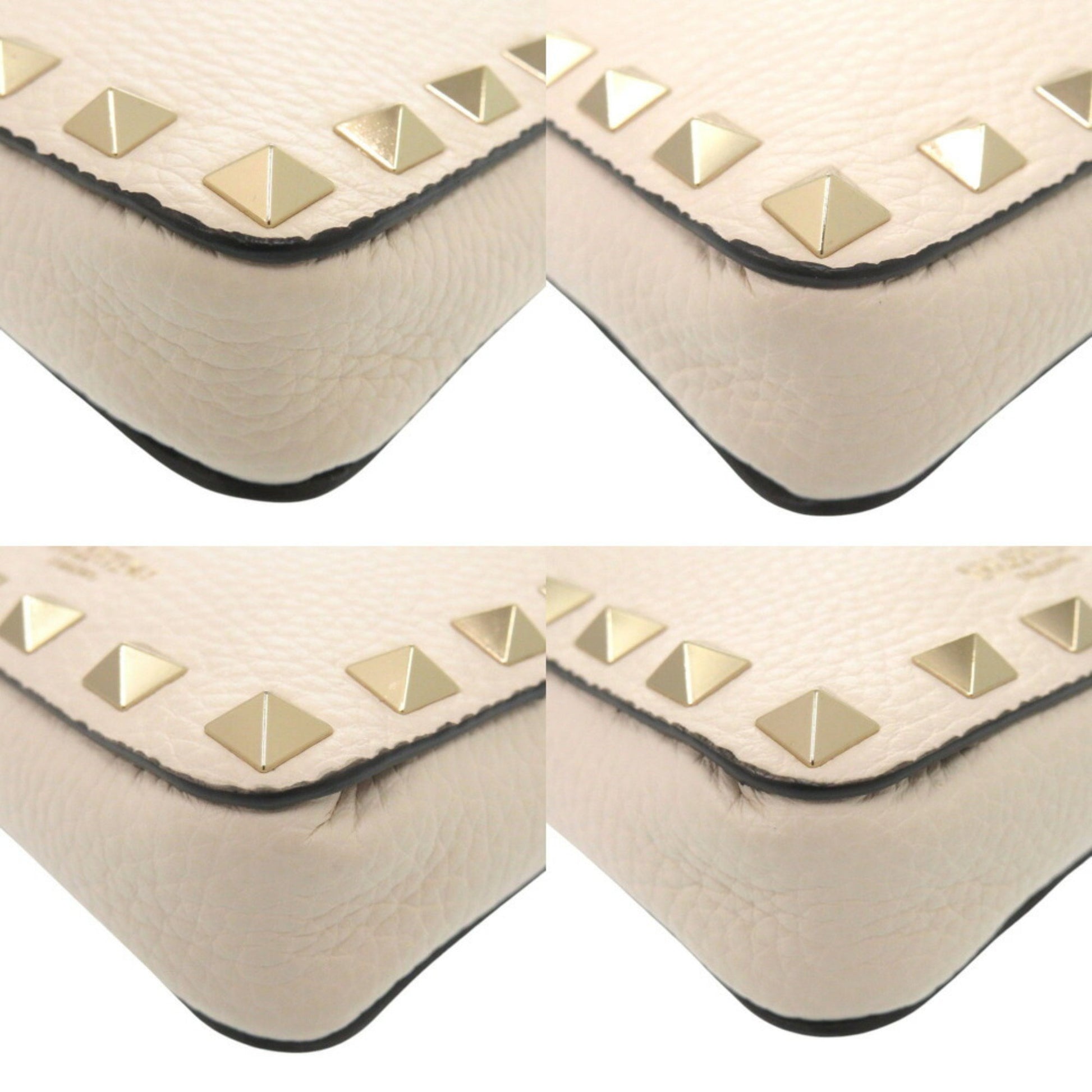 Valentino Garavani Rockstud, White, Leather, shoulder