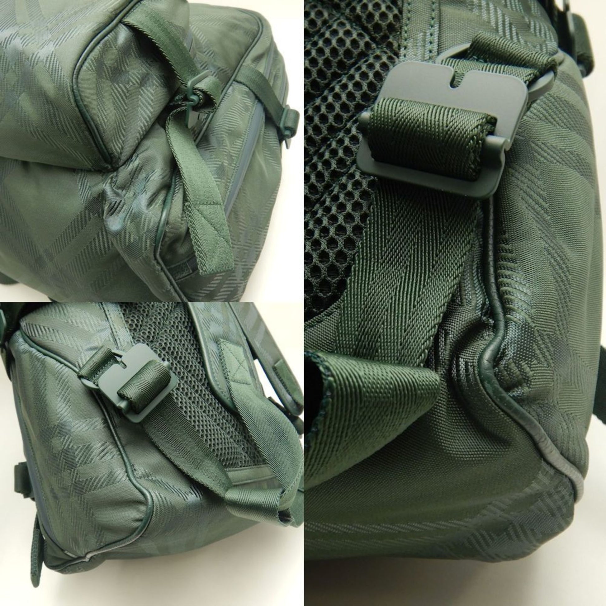Burberry, Green, NYLON, backpack