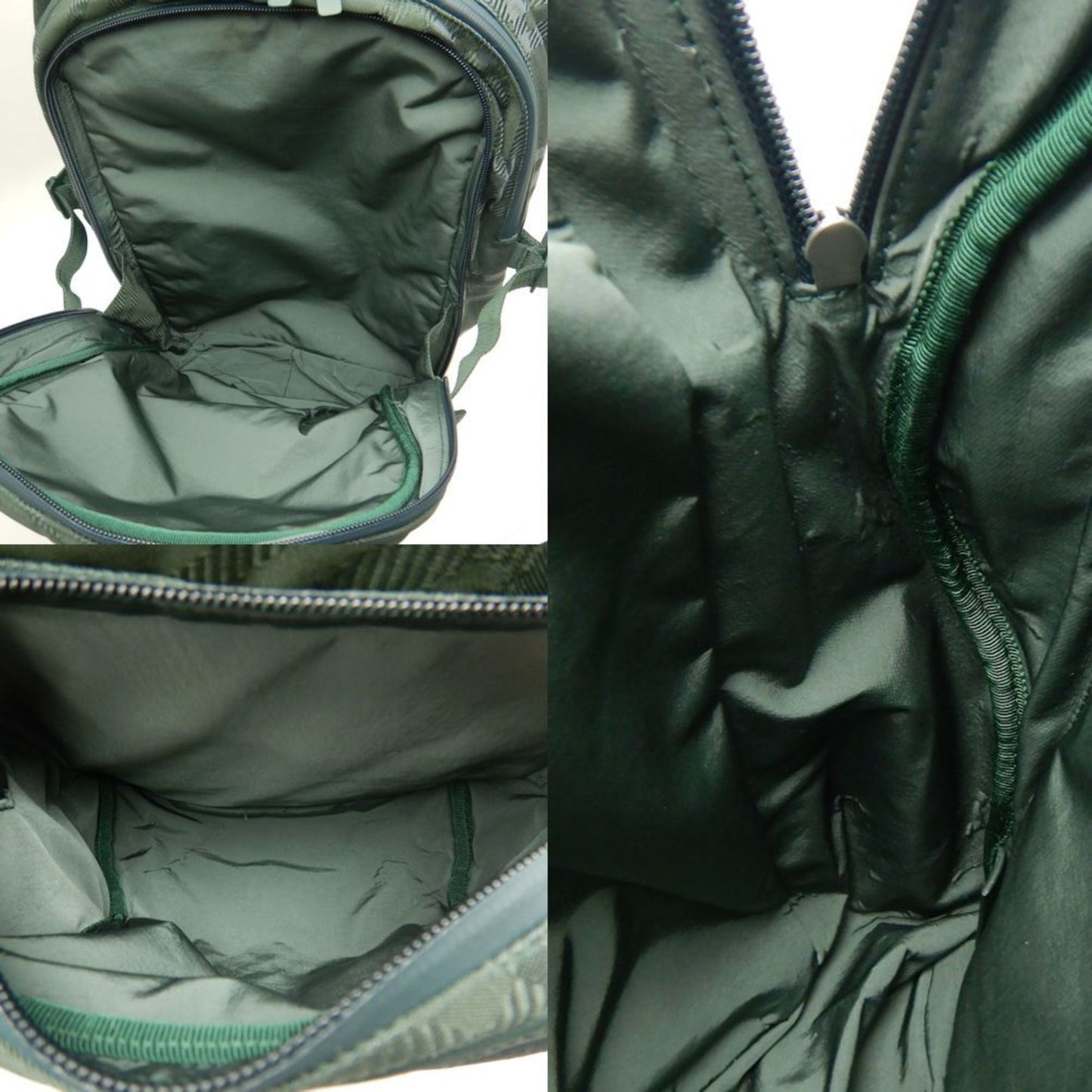 Burberry, Green, NYLON, backpack