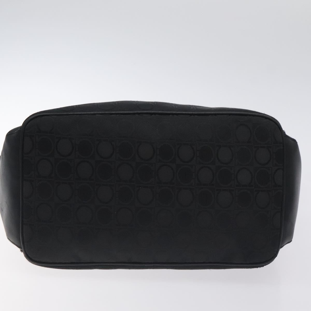 Salvatore Ferragamo Shoulder Bag Canvas, Black, Canvas, Shoulder Bag