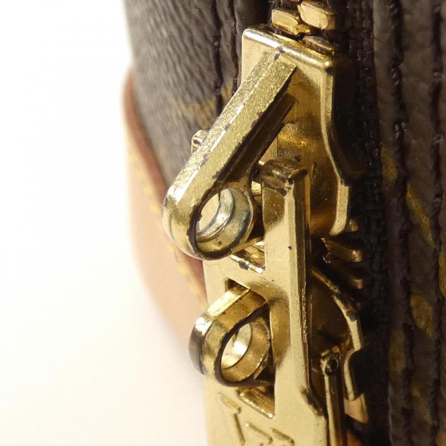 Louis Vuitton Alma, Brown, Canvas, handbag