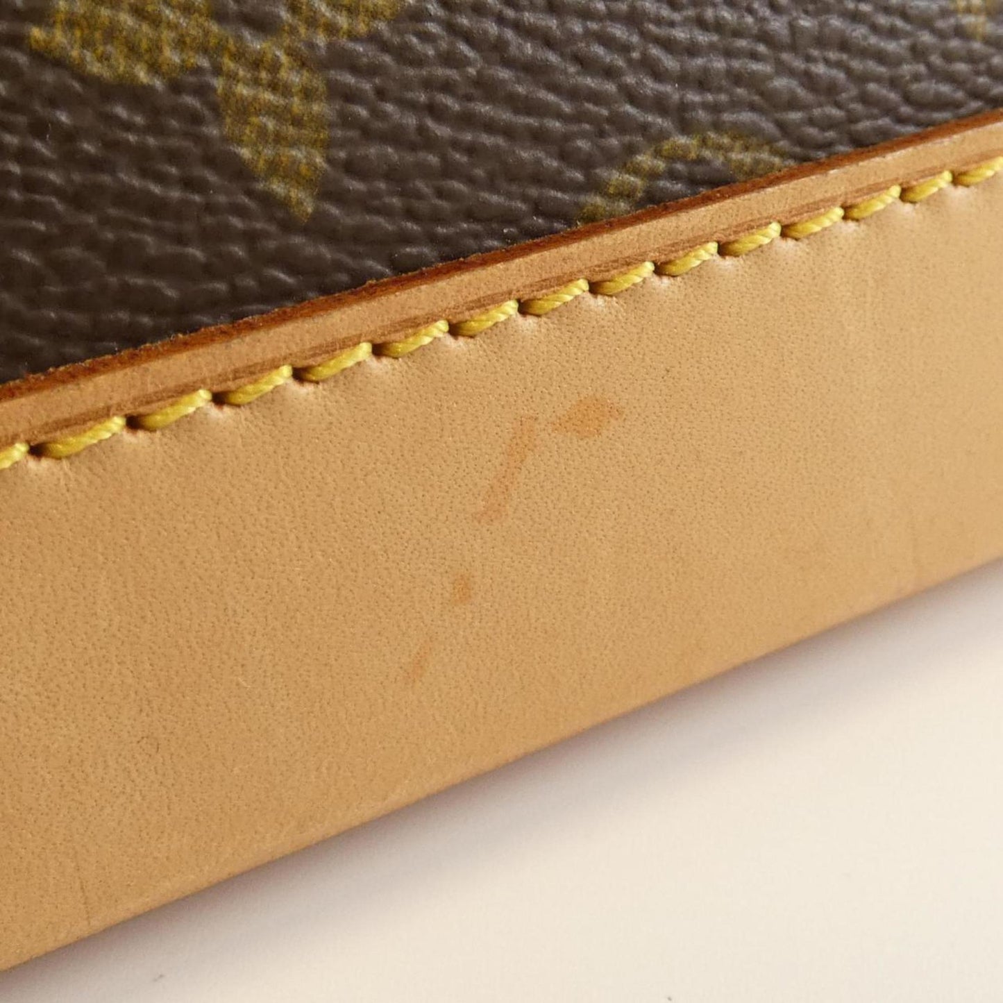 Louis Vuitton Alma, Brown, Canvas, handbag