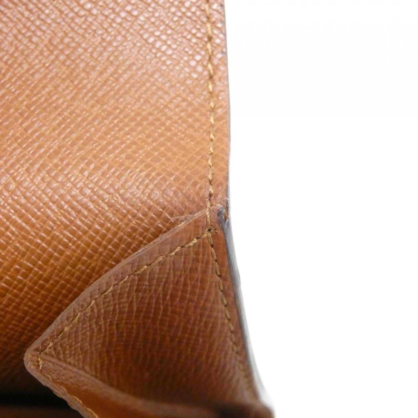 Louis Vuitton Porte Monnaie Credit, Brown, Canvas, wallet