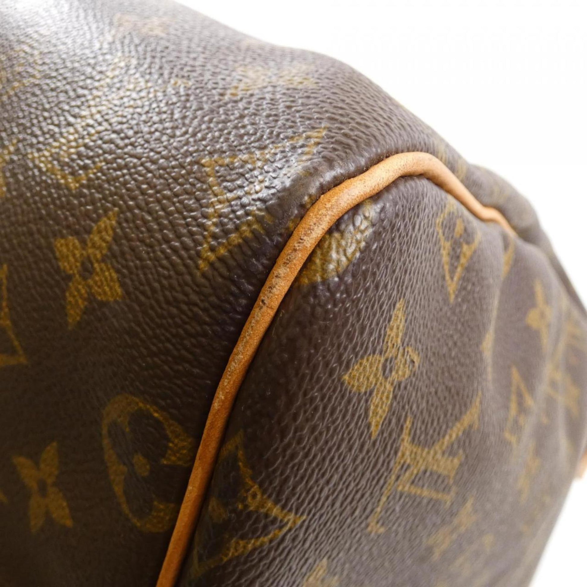 Louis Vuitton Keepall 55, Brown, Canvas, travel
