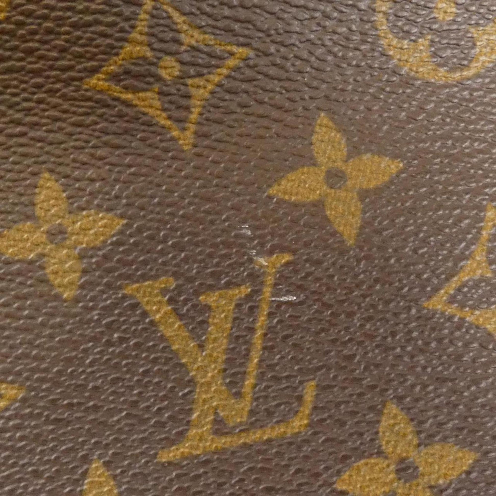 Louis Vuitton Keepall 55, Brown, Canvas, travel