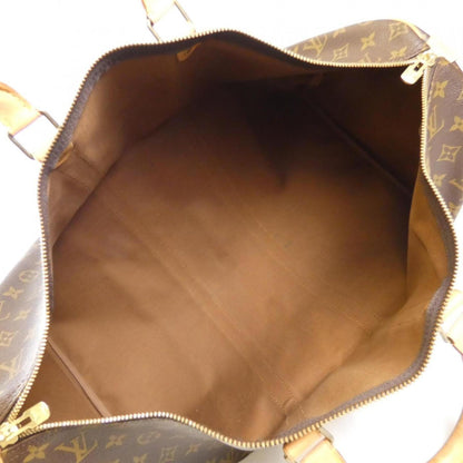 Louis Vuitton Keepall 55, Brown, Canvas, travel