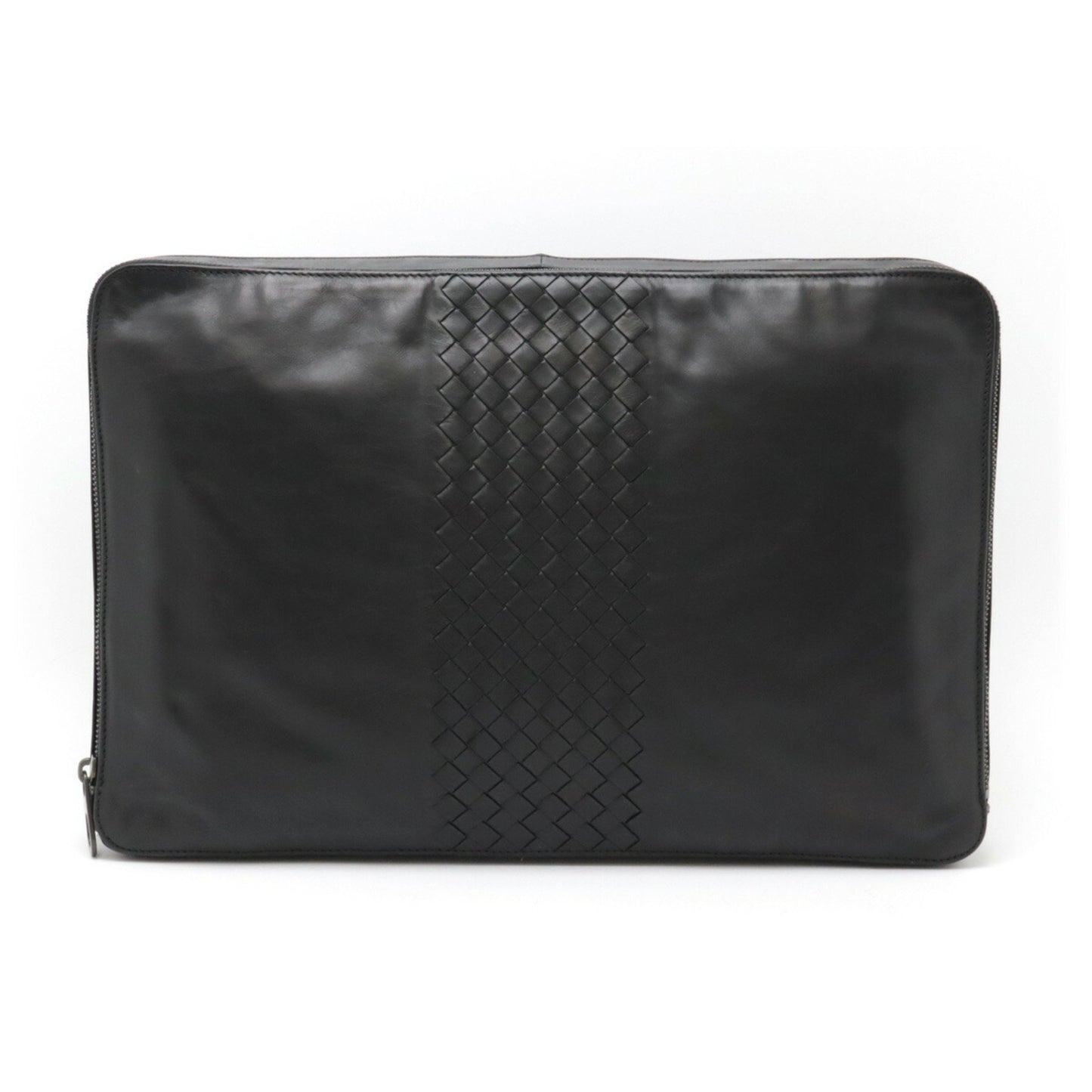 Bottega Veneta Veneta, Black, Leather, clutch