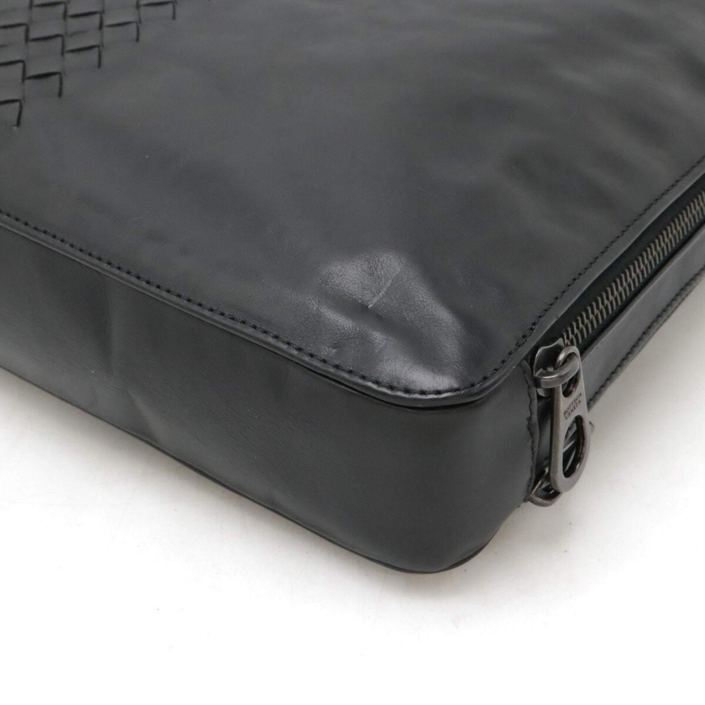 Bottega Veneta Veneta, Black, Leather, clutch