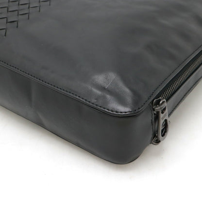 Bottega Veneta Veneta, Black, Leather, clutch