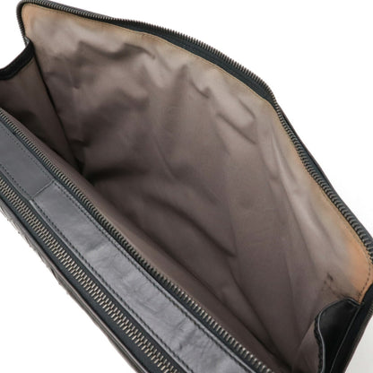 Bottega Veneta Veneta, Black, Leather, clutch