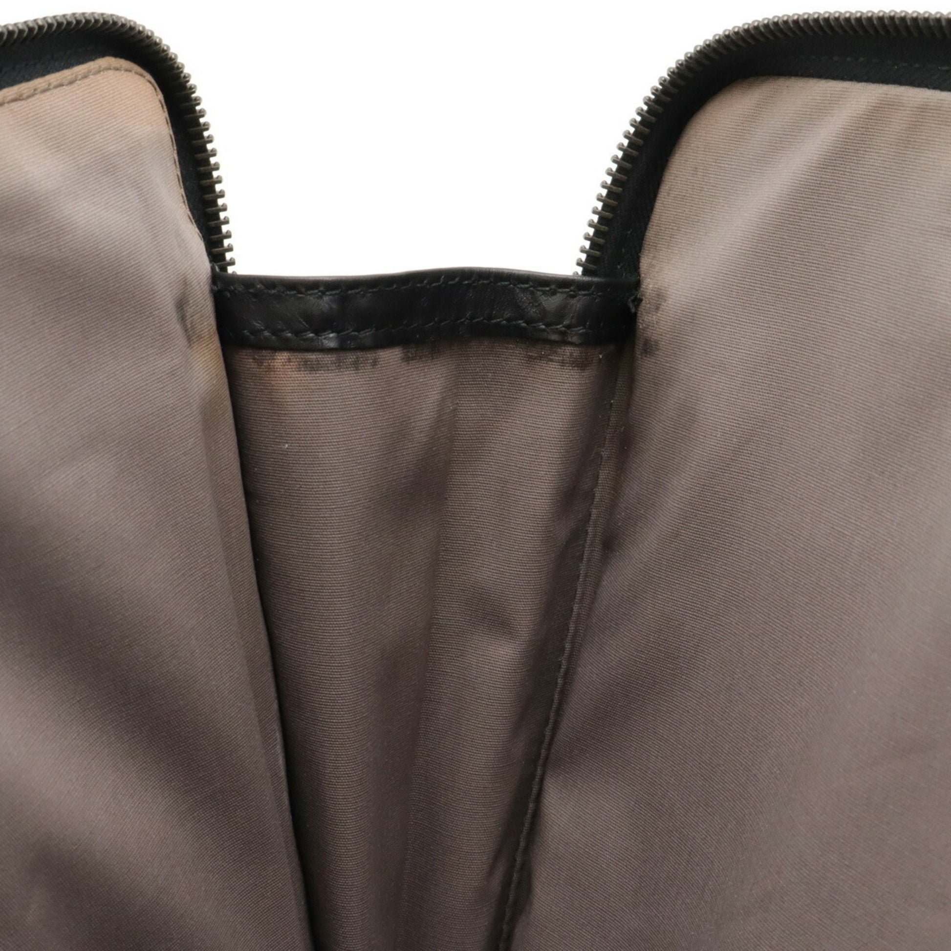 Bottega Veneta Veneta, Black, Leather, clutch