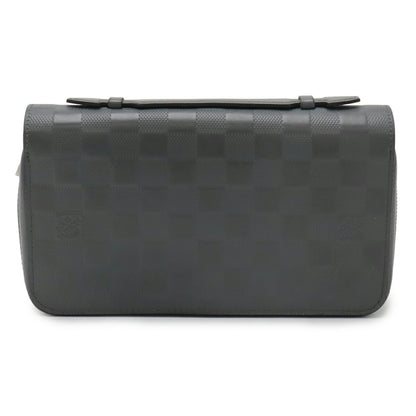 Louis Vuitton Zippy XL, Grey, Canvas, wallet