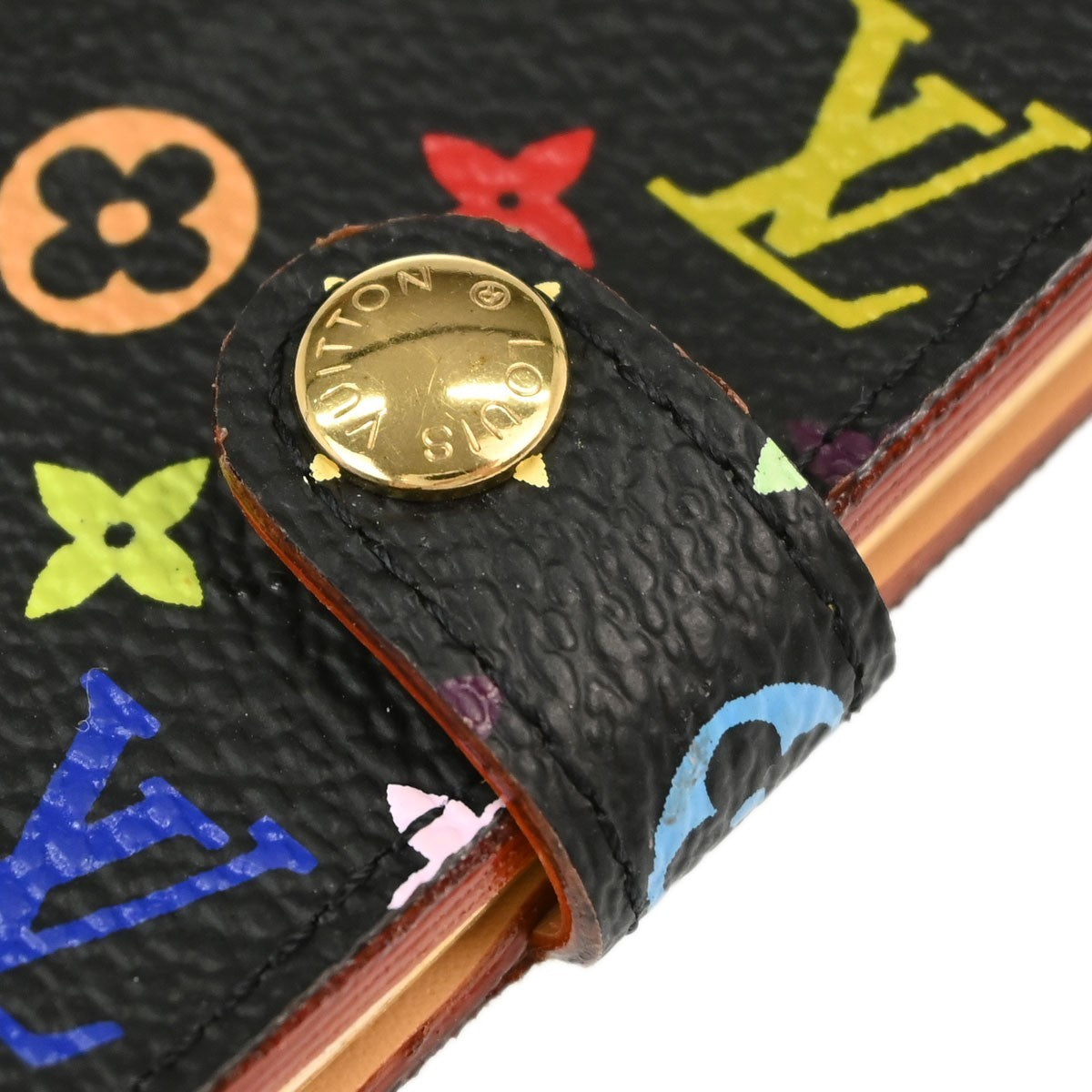 Louis Vuitton Agenda Cover Canvas Multicolor, Multicolour, Canvas, Wallet