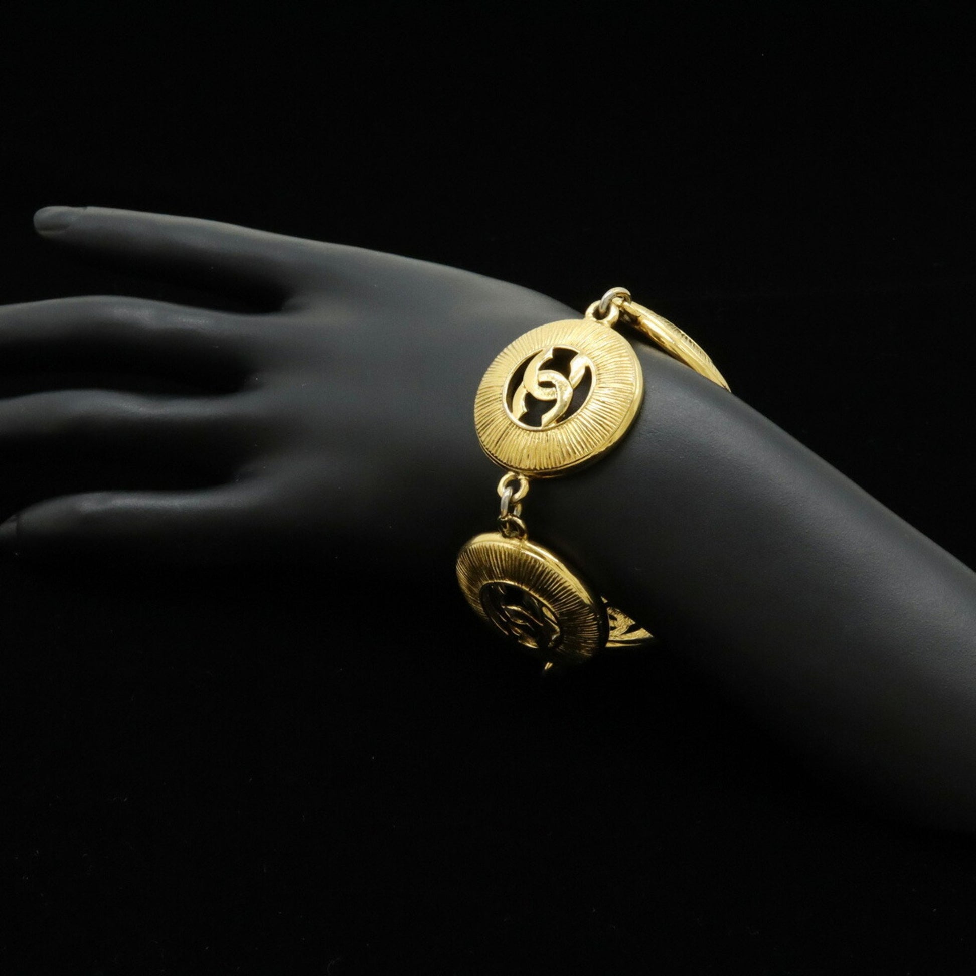Chanel Coco Mark, Gold, Gold Plated, bracelet