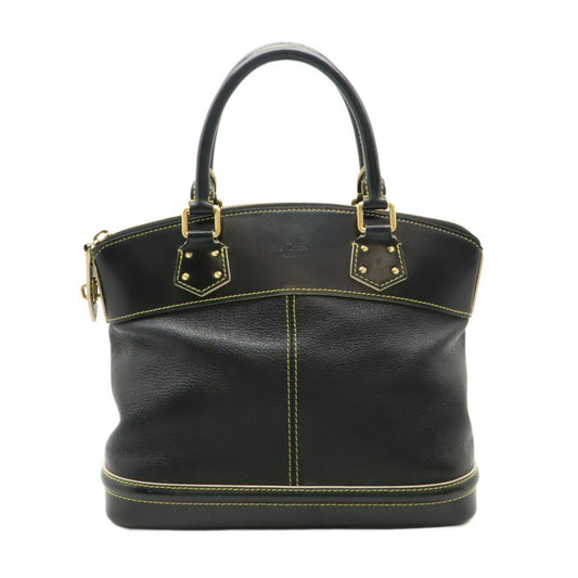 Louis Vuitton Lockit, Black, Leather, handbag