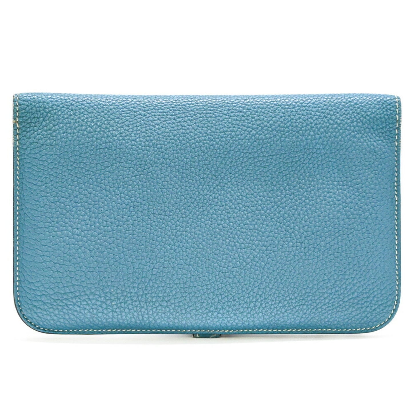 Hermès Dogon, Blue, Leather, wallet