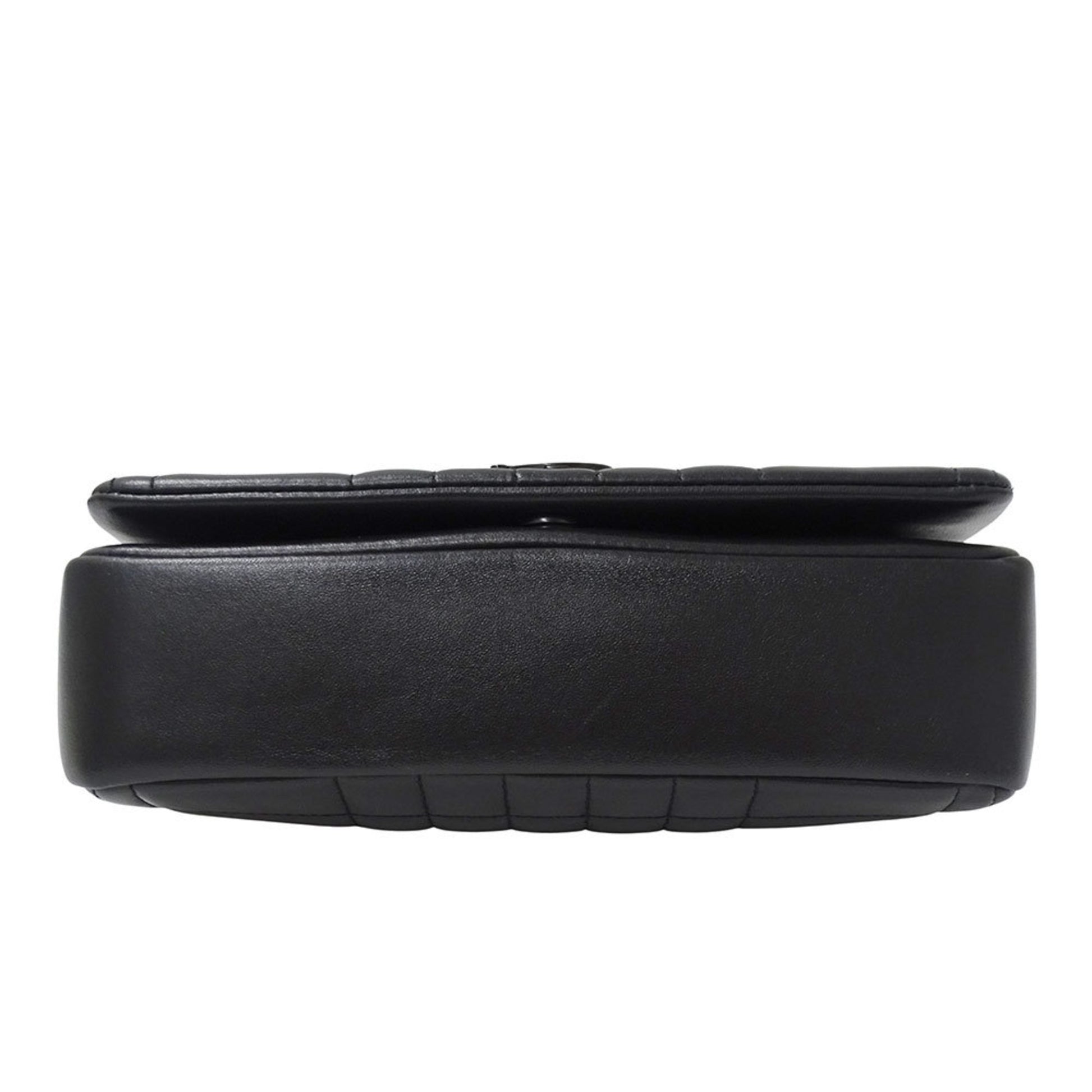 Burberry, Black, Leather, shoulder