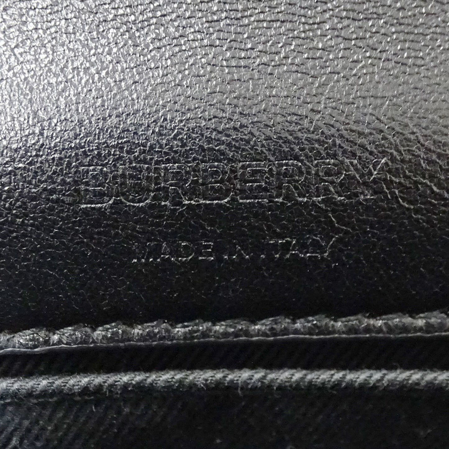 Burberry, Black, Leather, shoulder