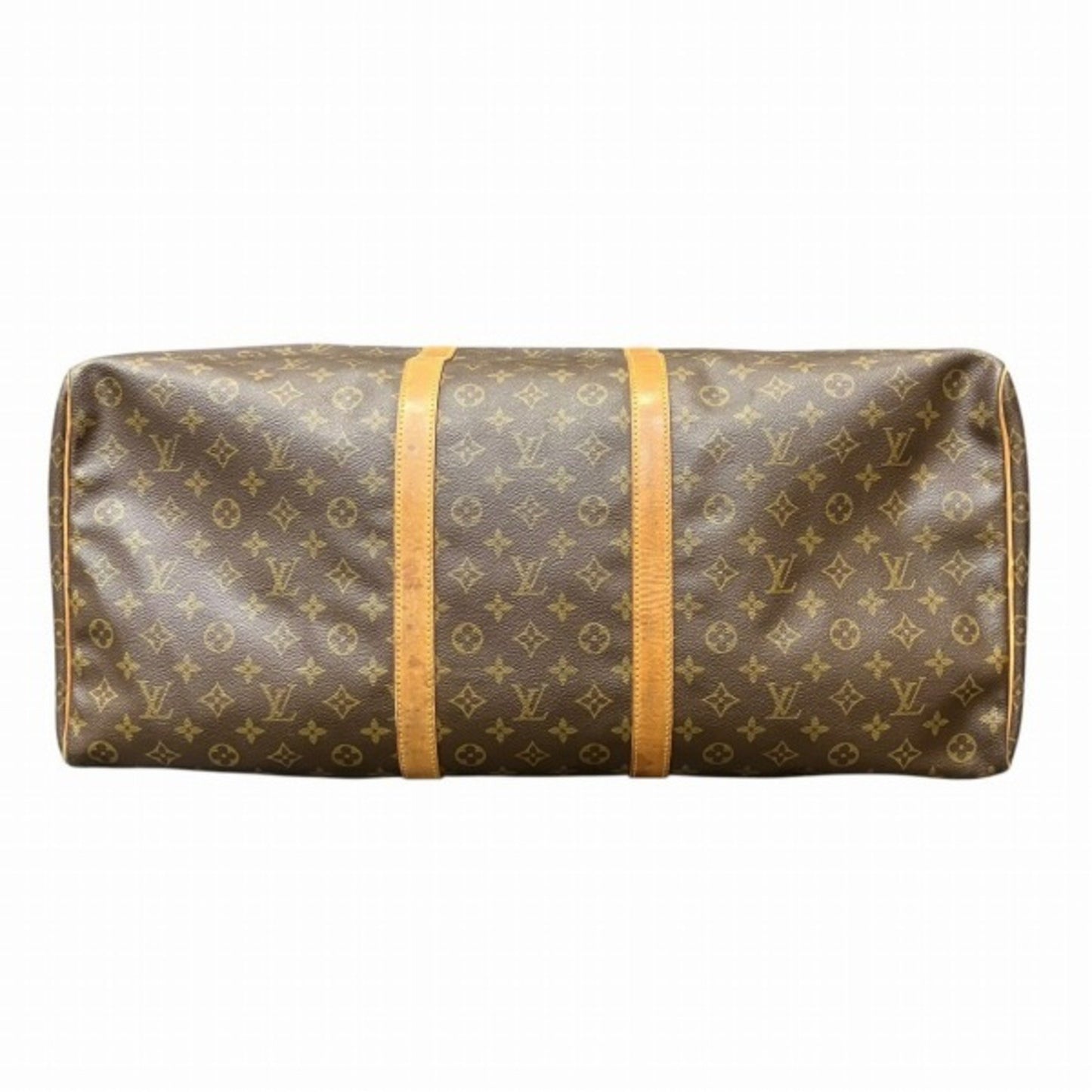 Louis Vuitton Keepall 60, Brown, Canvas, travel