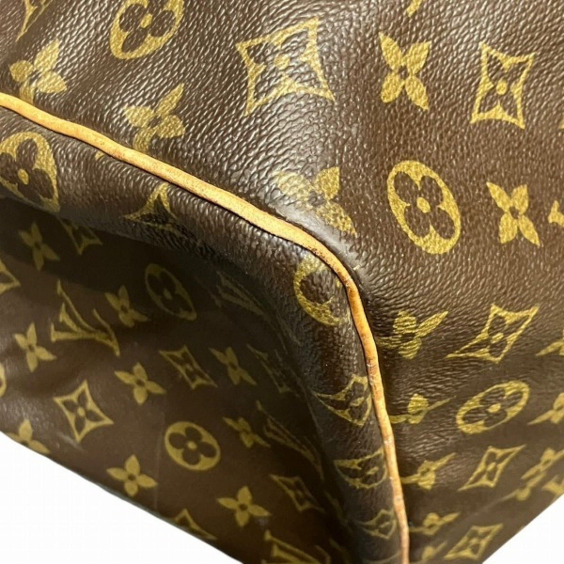 Louis Vuitton Keepall 60, Brown, Canvas, travel