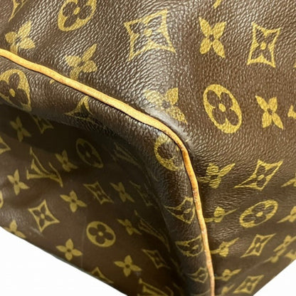 Louis Vuitton Keepall 60, Brown, Canvas, travel