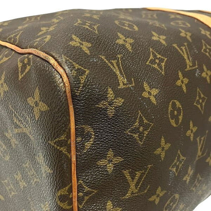 Louis Vuitton Keepall 55, Brown, Canvas, travel