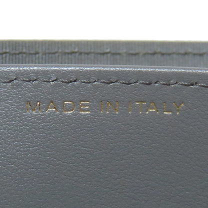 Chanel V-Stich, Grey, Leather, wallet