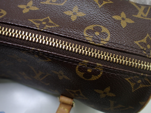 Louis Vuitton Papillon Handbag Monogram Canvas, BROWN, LEATHER, Handbag
