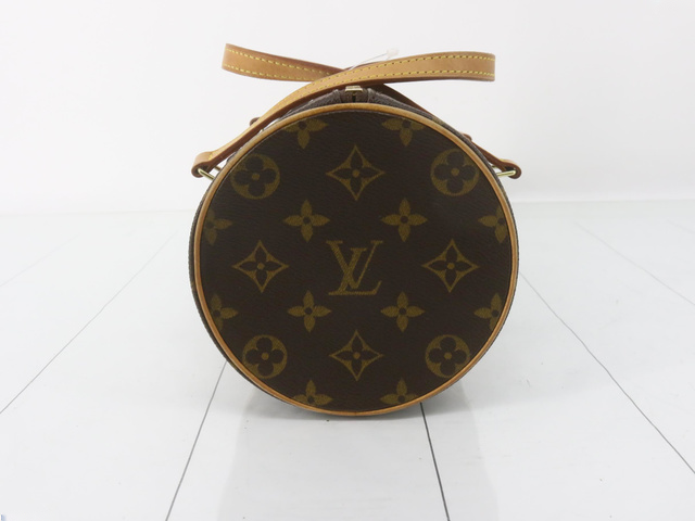 Louis Vuitton Papillon Handbag Monogram Canvas, BROWN, LEATHER, Handbag