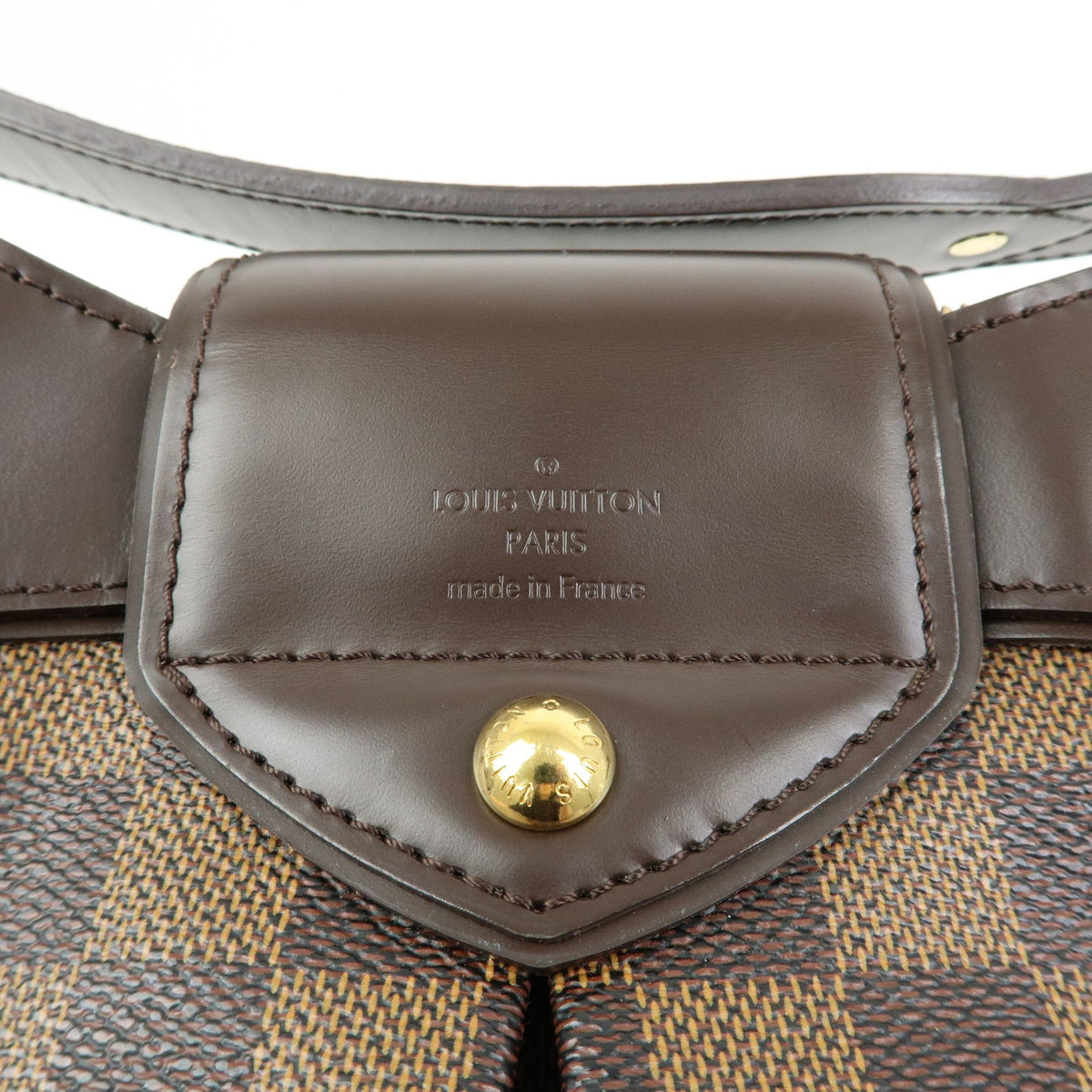 Louis Vuitton Sistina Damier, Brown, Canvas, Handbag