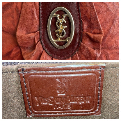 Saint Laurent, Red, Leather, shoulder